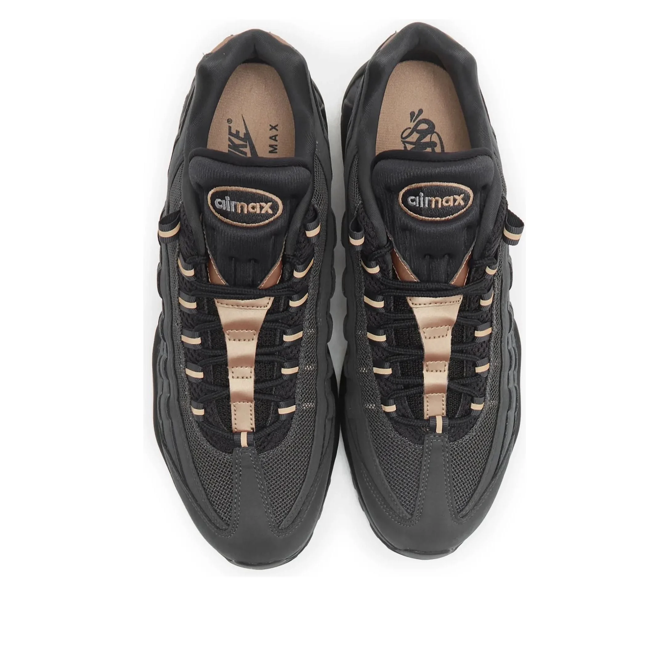 Alternative view of Nike x Central Cee Air Max 95 ‘Black Metallic Bronze Dusted Clay’ HQ6457-001