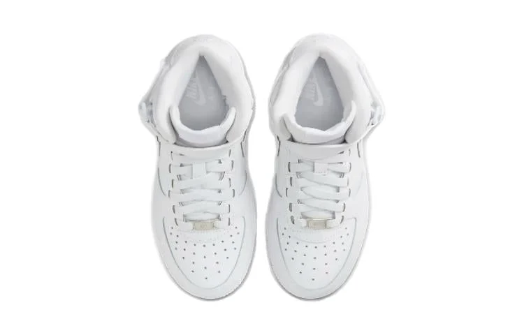 Alternative view of (GS) Nike Air Force 1 Mid EasyOn SE ‘Triple White’ FN1193-111