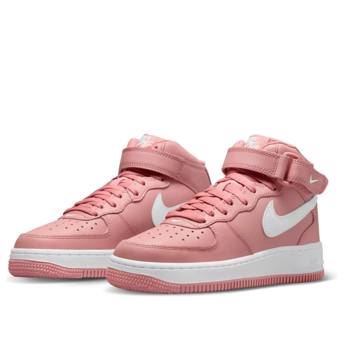 Alternative view of (GS) Nike Air Force 1 Mid LE ‘Red Stardust’ DH2933-600