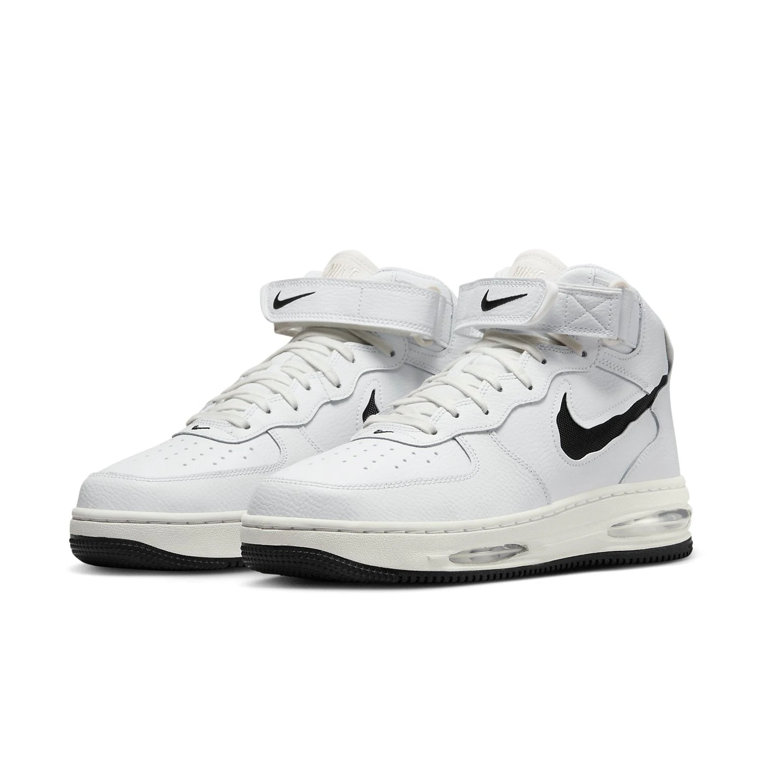 Alternative view of Nike Air Force 1 Mid Evo Remastered ‘White Black’ FB1374-101