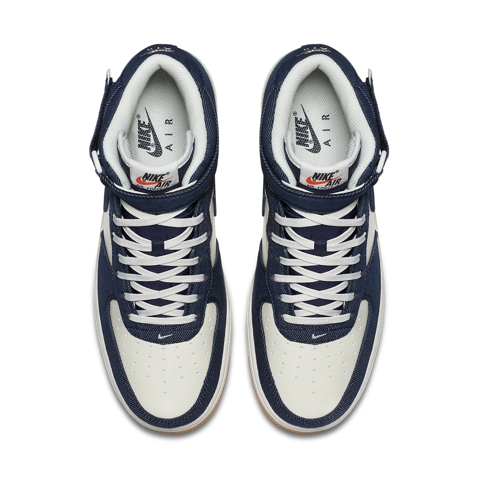 Alternative view of Nike Air Force 1 Mid ’07 ‘Denim Gum’ 315123-408