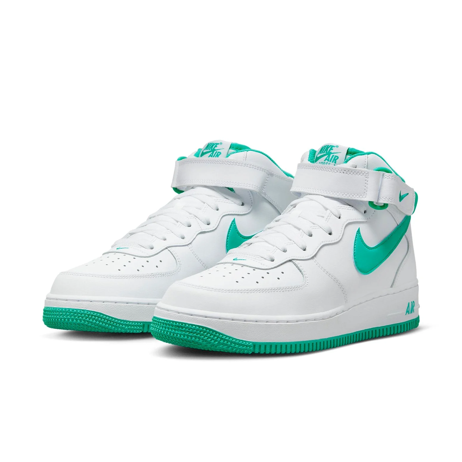 Alternative view of Nike Air Force 1 Mid ‘White/Clear Jade’ DV0806-102