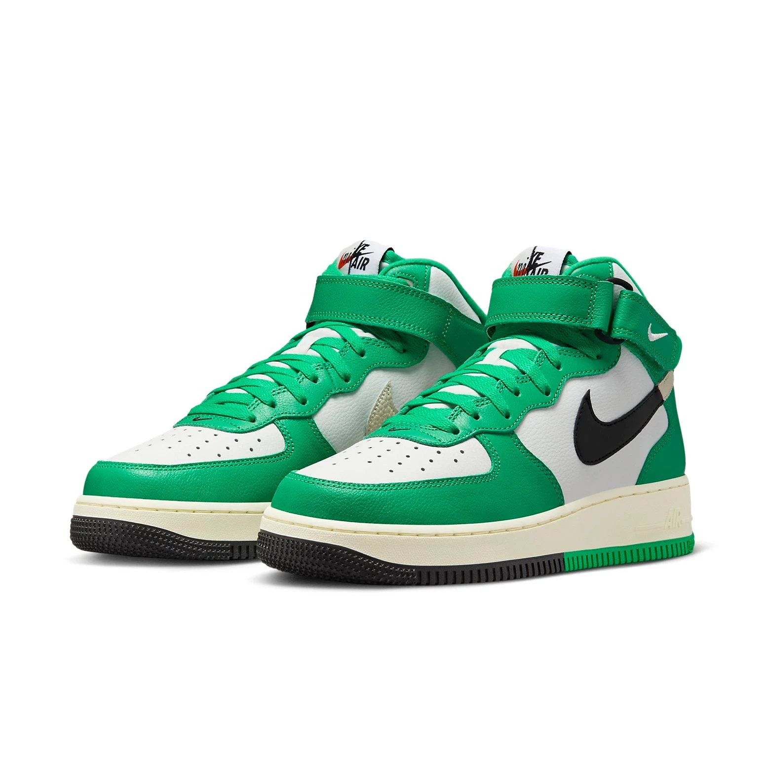 Alternative view of Nike Air Force 1 Mid 07 LV8 ‘Split Stadium Green’ DZ2554-100