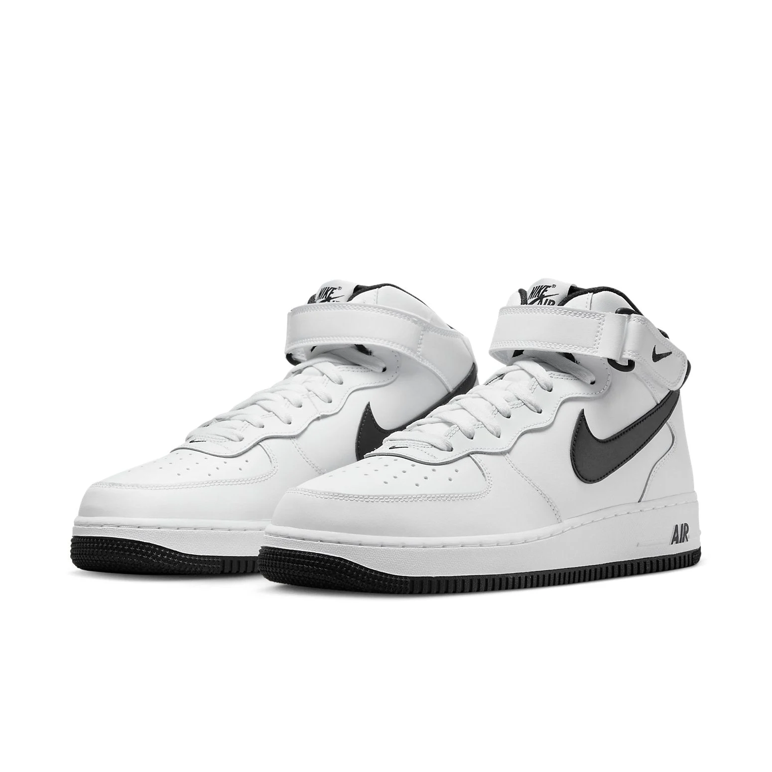 Alternative view of Nike Air Force 1 Mid ’07 ‘White Black’ DV0806-101