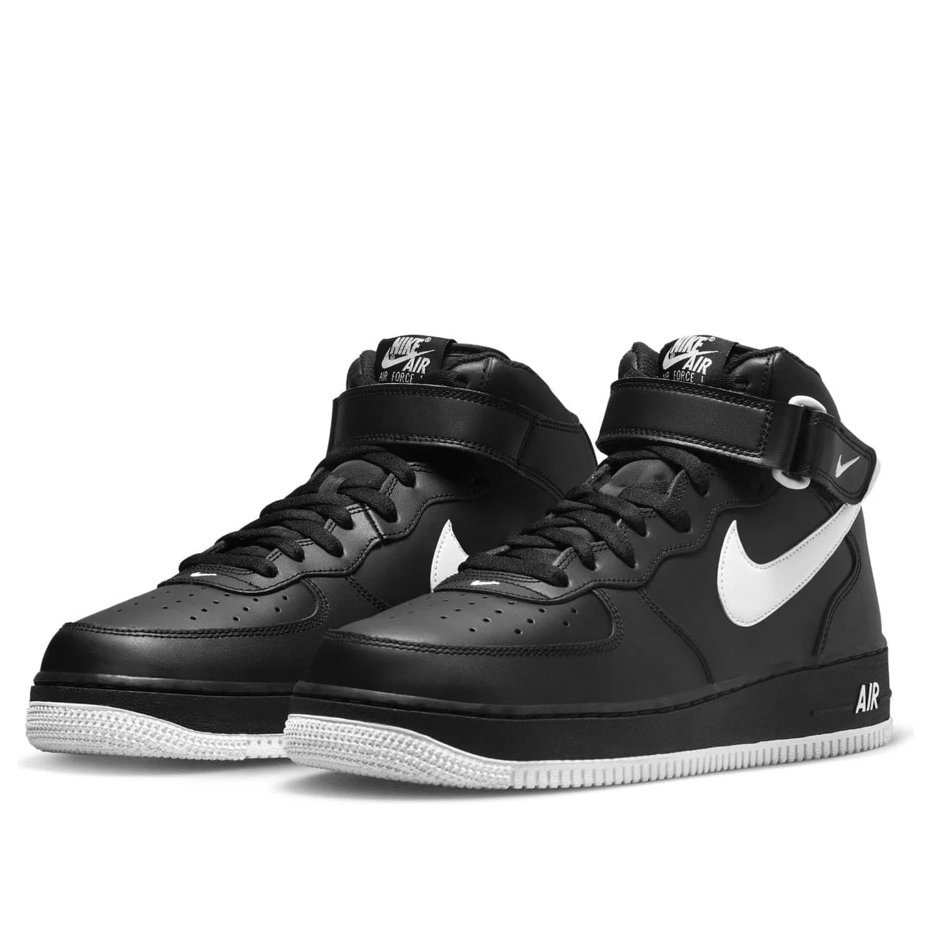 Alternative view of Nike Air Force 1 Mid 07 ‘Black White’ DV0806-001