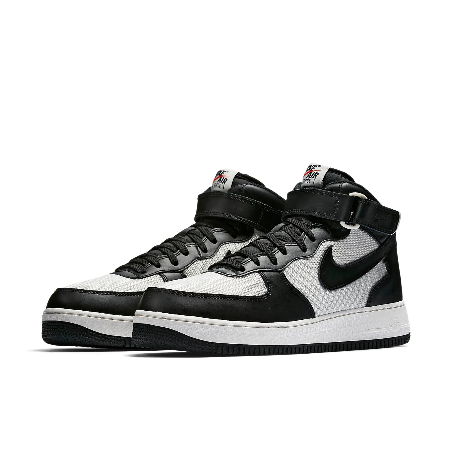 Alternative view of Nike Air Force 1 Mid ’07 ‘Black White’ 315123-037