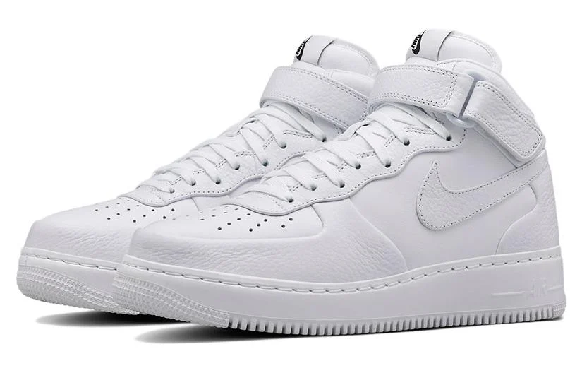 Alternative view of Nike NikeLab Air Force 1 Mid ‘White’ 819677-100