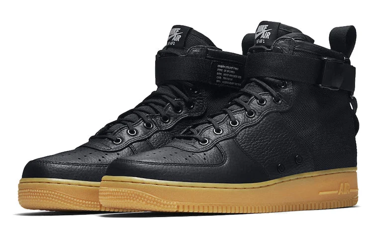 Alternative view of Nike SF Air Force 1 Mid ‘Black Gum’ 917753-003