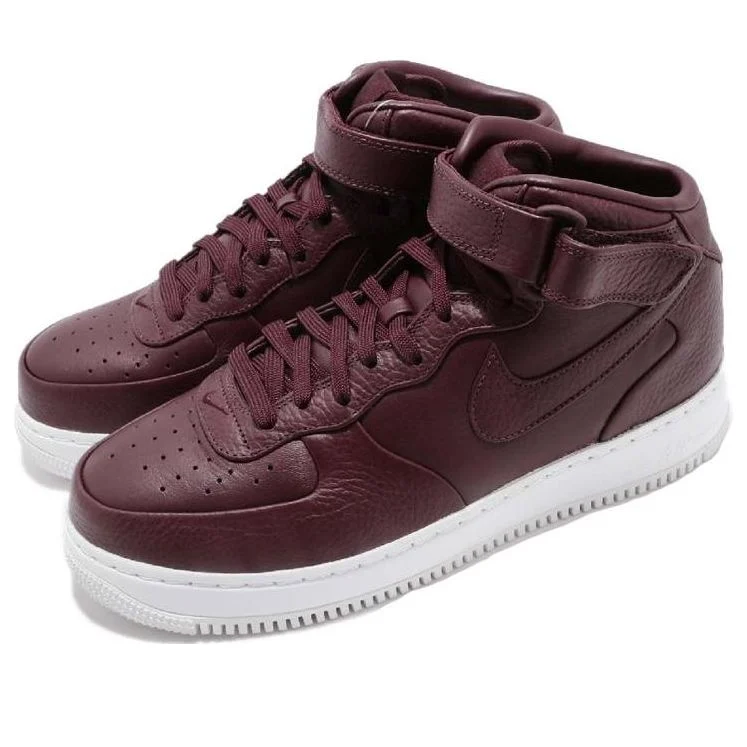 Alternative view of Nike Air Force 1 Mid ‘Night Maroon’ 819677-661