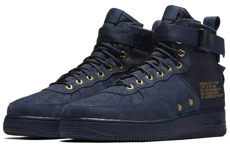 Alternative view of Nike SF Air Force 1 Mid ‘Obsidian’ 917753-400