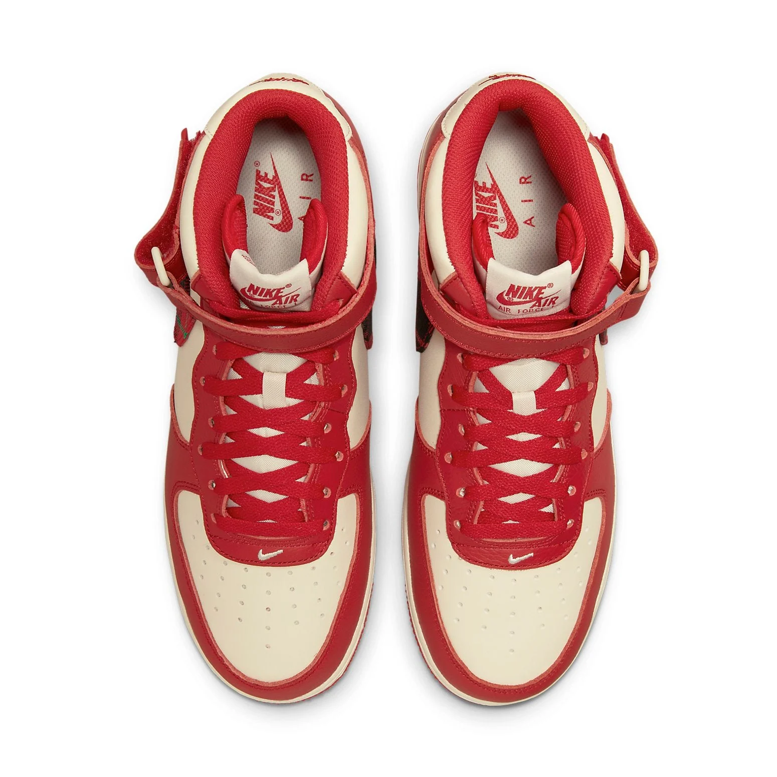 Nike Air Force 1 Mid ’07 LX ‘Red Plaid’ DV0792-101 - 图片 3