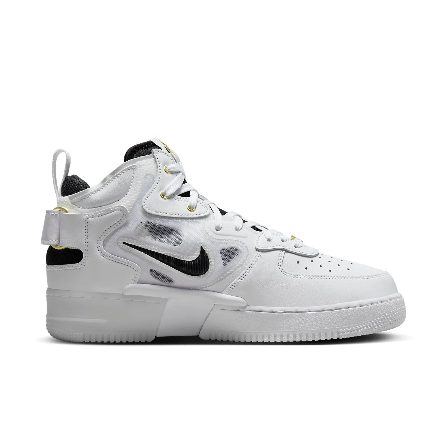 Nike Air Force 1 Mid React ’40th Anniversary – White Black’ DQ7668-100