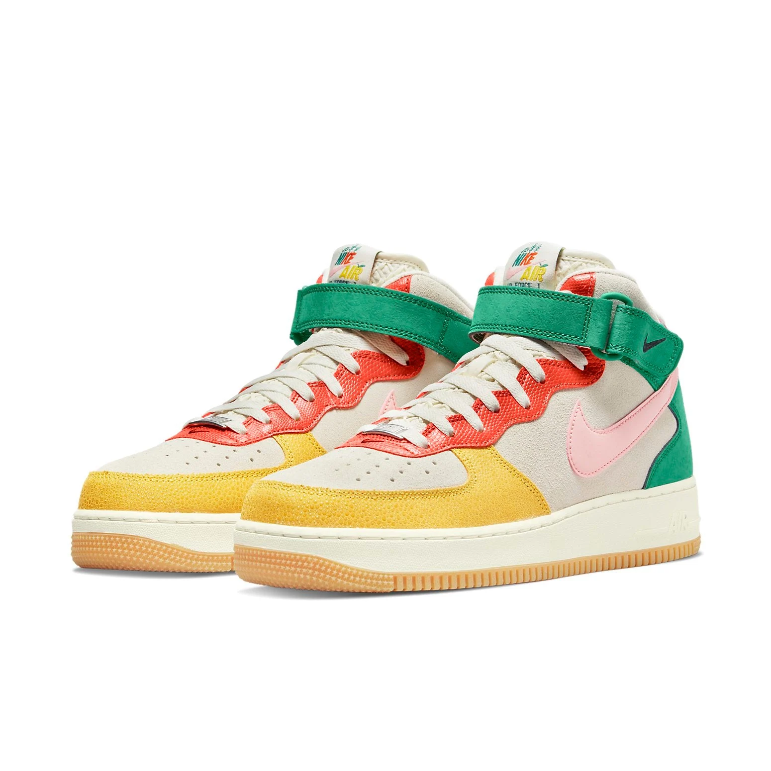 Alternative view of Nike Air Force 1 Mid ‘Vivid Sulfur Rush Orange’ DR0158-100