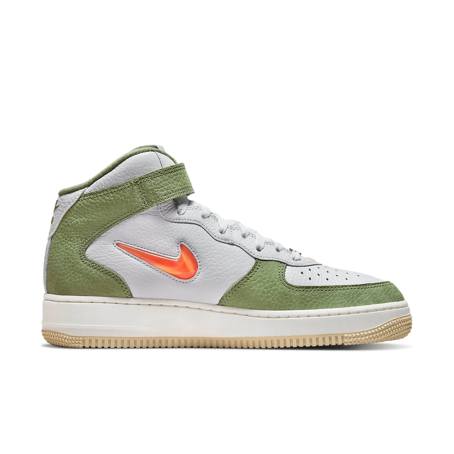 Nike Air Force 1 Mid QS ‘Olive Green Total Orange’ DQ3505-100