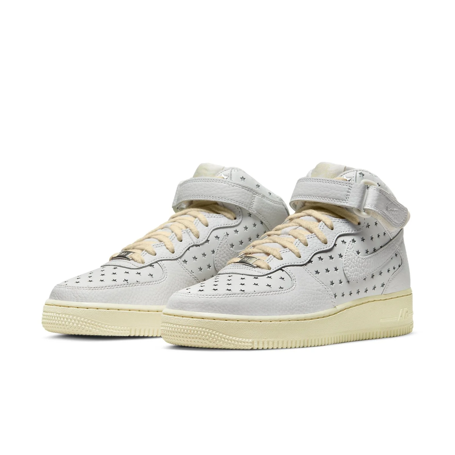 Alternative view of (WMNS) Nike Air Force 1 Mid ‘Cut Out Stars’ DV3451-100