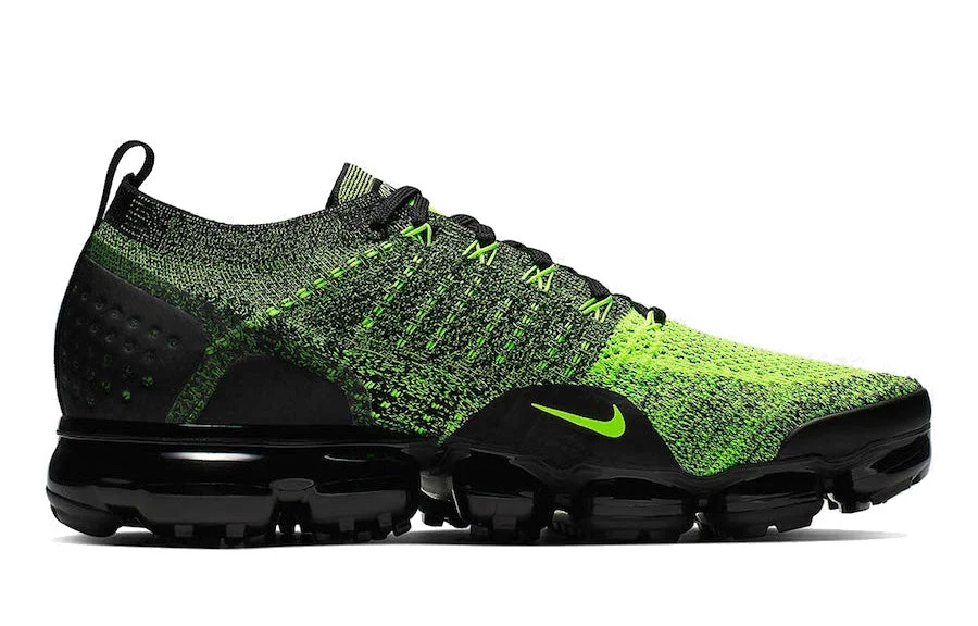 Alternative view of Nike Air VaporMax 2 Flyknit ‘Volt’ 942842-701