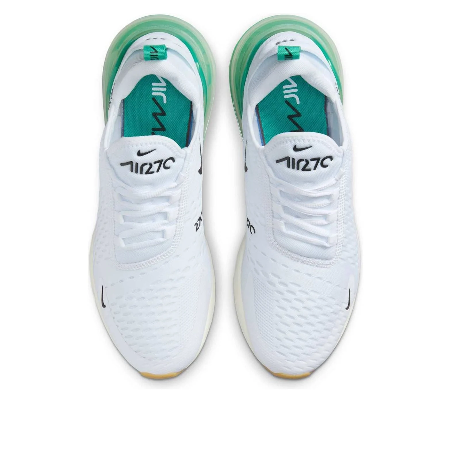 (WMNS) Nike Air Max 270 ‘White Summit White Stadium Green Black’ AH6789-125 - 图片 3
