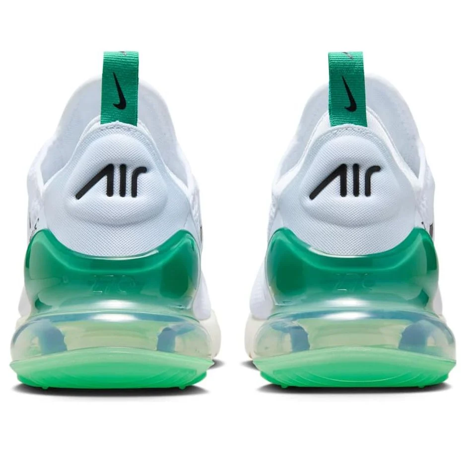 (WMNS) Nike Air Max 270 ‘White Summit White Stadium Green Black’ AH6789-125 - 图片 4