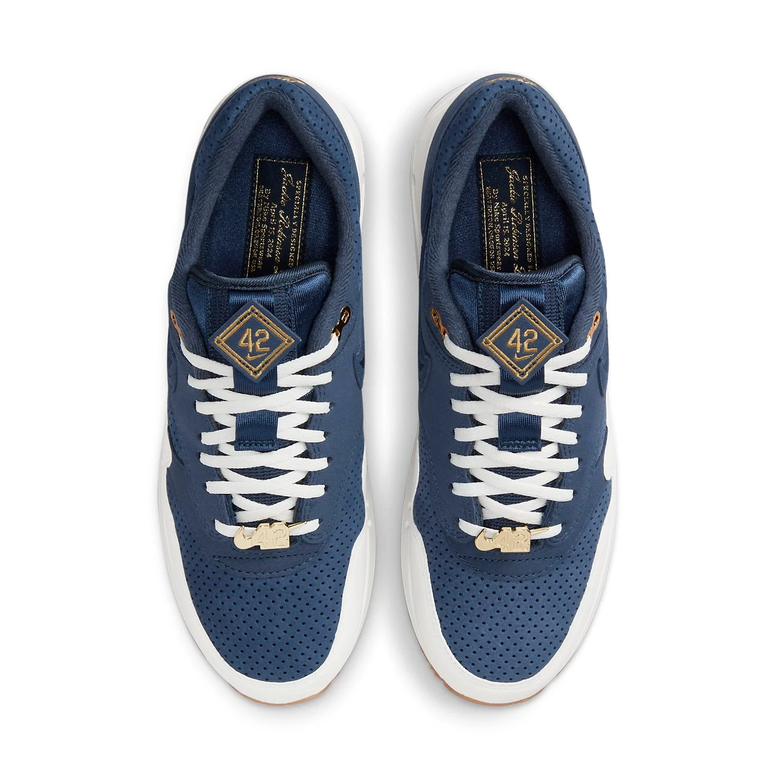 Alternative view of Nike Air Max 1 ’86 OG ‘Jackie Robinson’ FZ4831-400