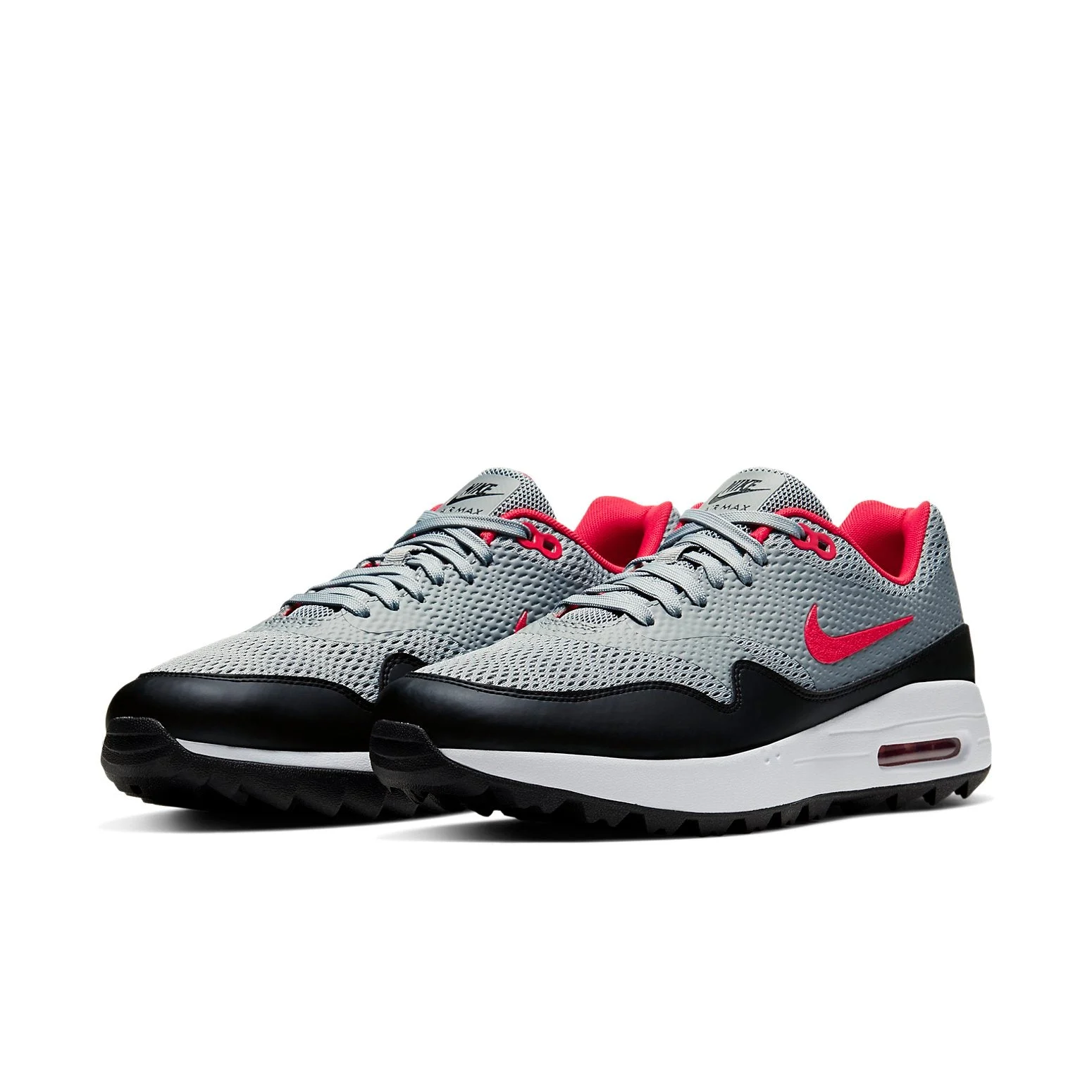 Alternative view of Nike Air Max 1 Golf ‘Particle Grey Red’ CI7576-002