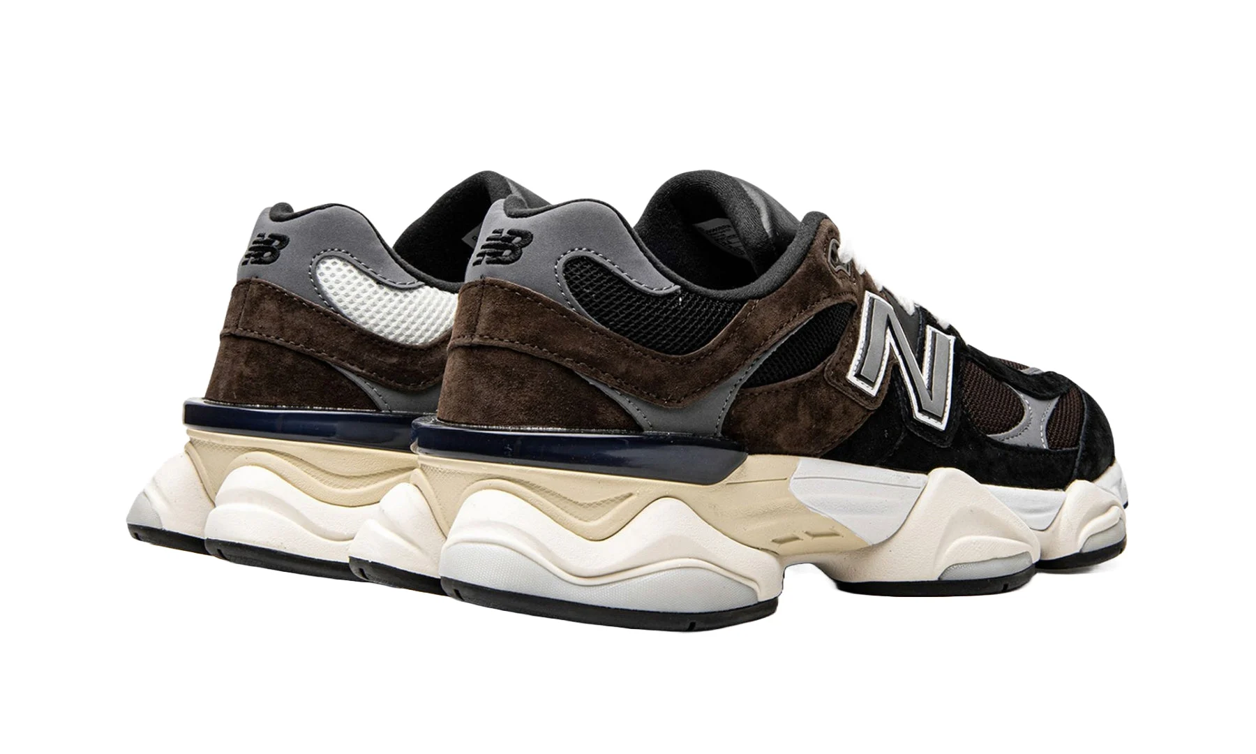 Alternative view of New Balance 9060 ‘Brown Black’ U9060BRN