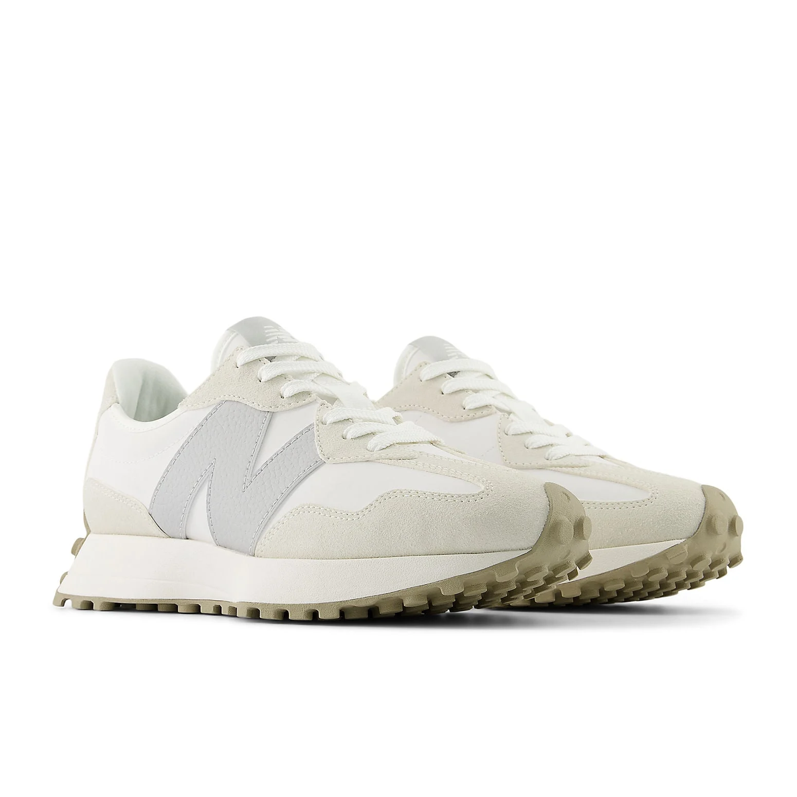 Alternative view of (WMNS) New Balance 327 Sneakers ‘White Beige’ WS327KE