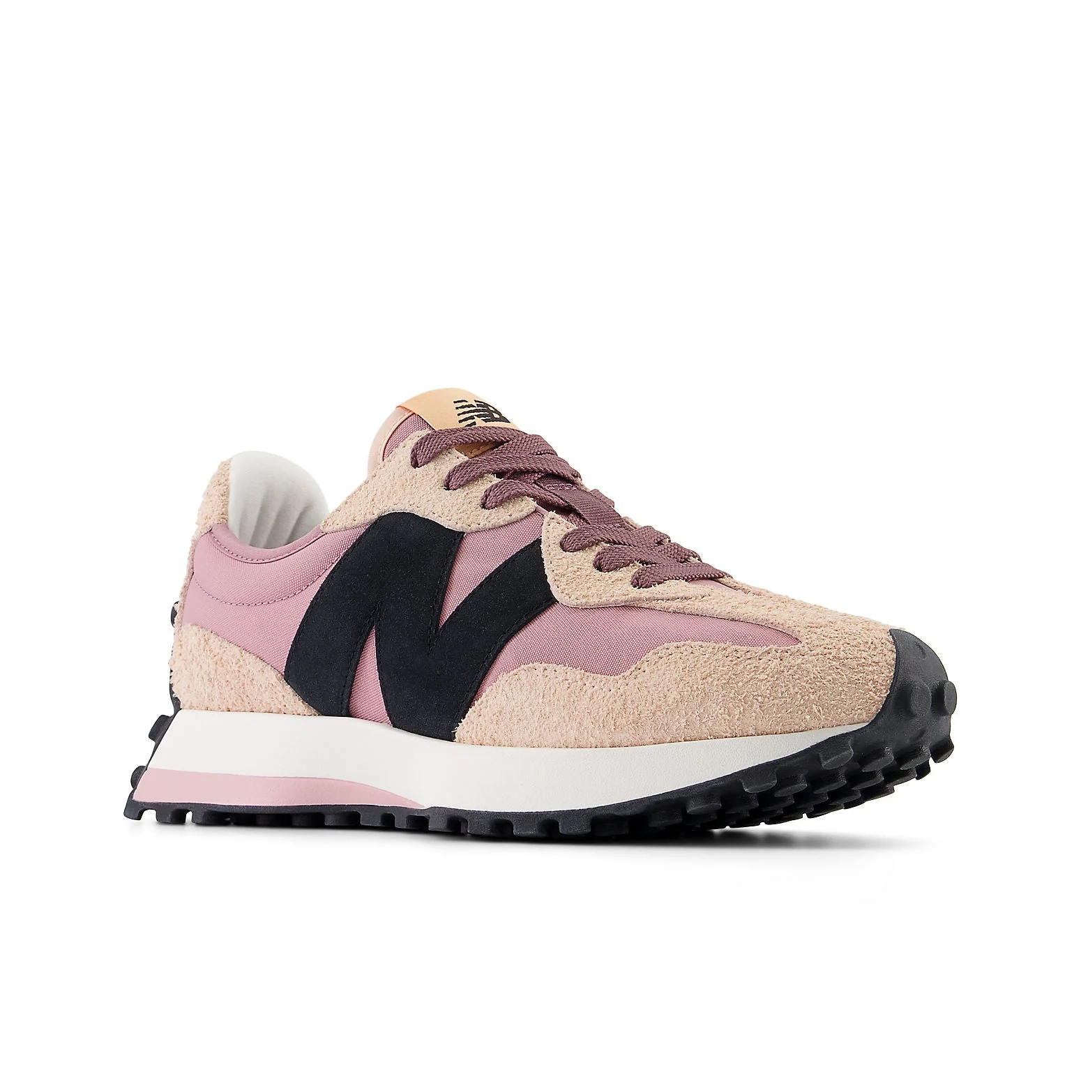 Alternative view of (WMNS) New Balance 327 ‘White Black Pink’ WS327WE