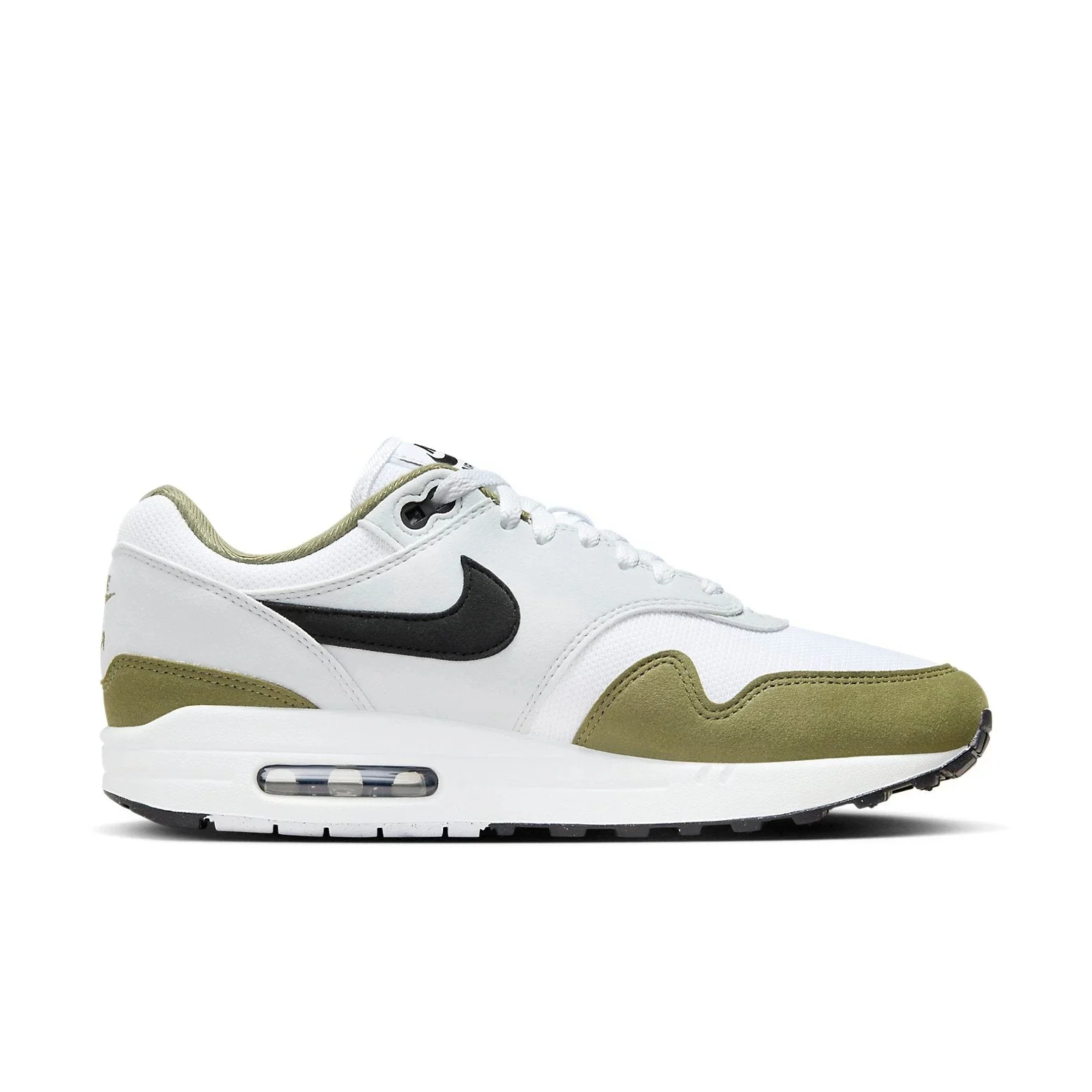Nike Air Max 1 ‘White Black Medium Olive’ FD9082-102