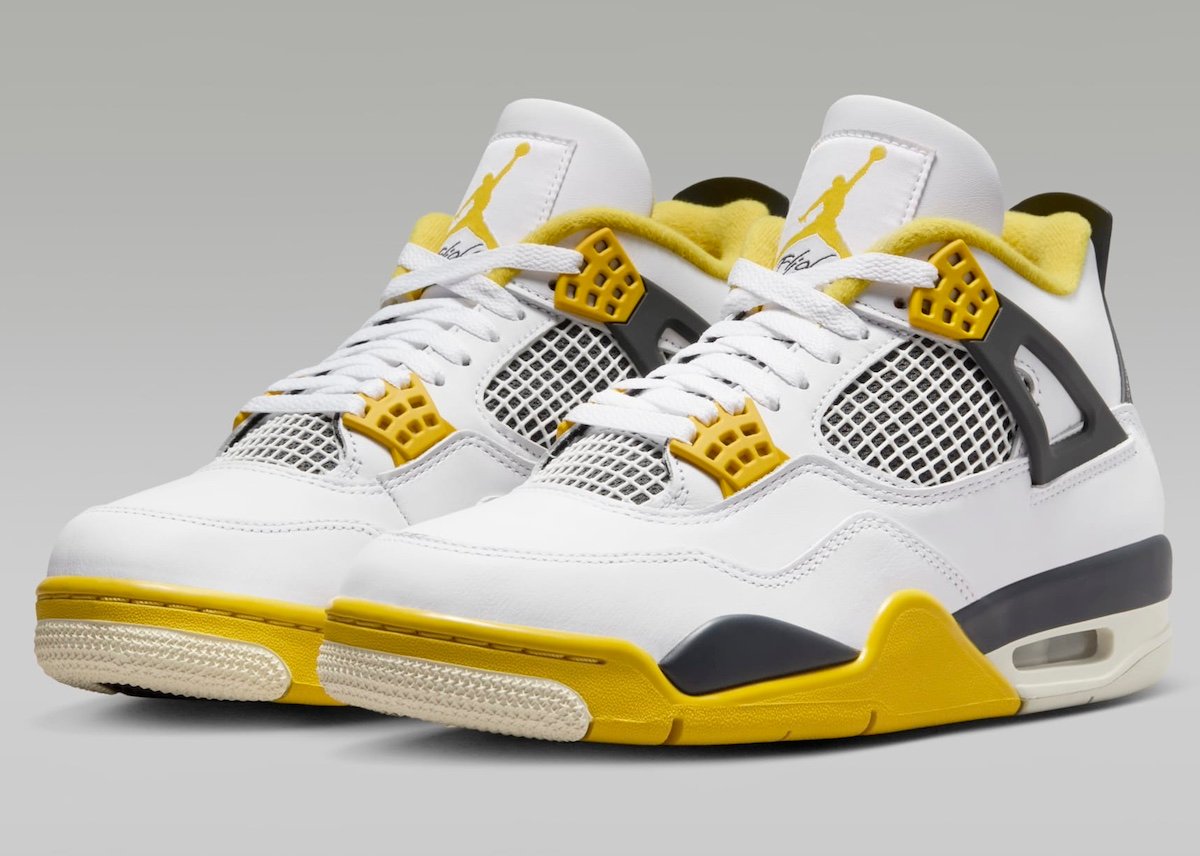 Alternative view of Air Jordan 4 Vivid Sulfur